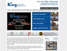 Tablet Screenshot of kingcrane.com